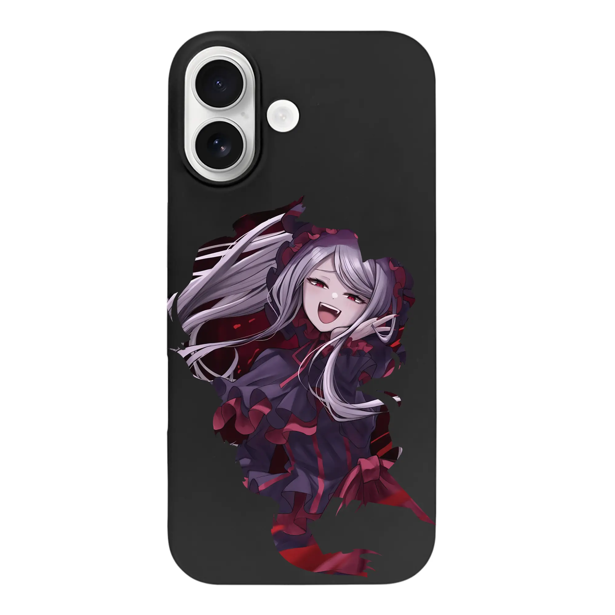 オーバーロード グッズ シャルティア・ブラッドフォールン - iPhone 17 シリーズ シリコンケース 薄型 耐衝撃 指紋防止 ソフトタッチカバー 精密フィット 傷防止 保護ケース iPhone 17/17 Air/17 Pro/17 Pro Max 対応